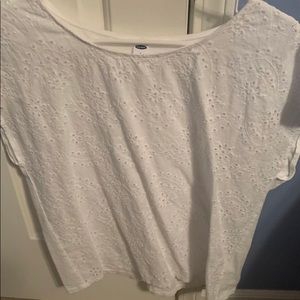 White Sleeveless top